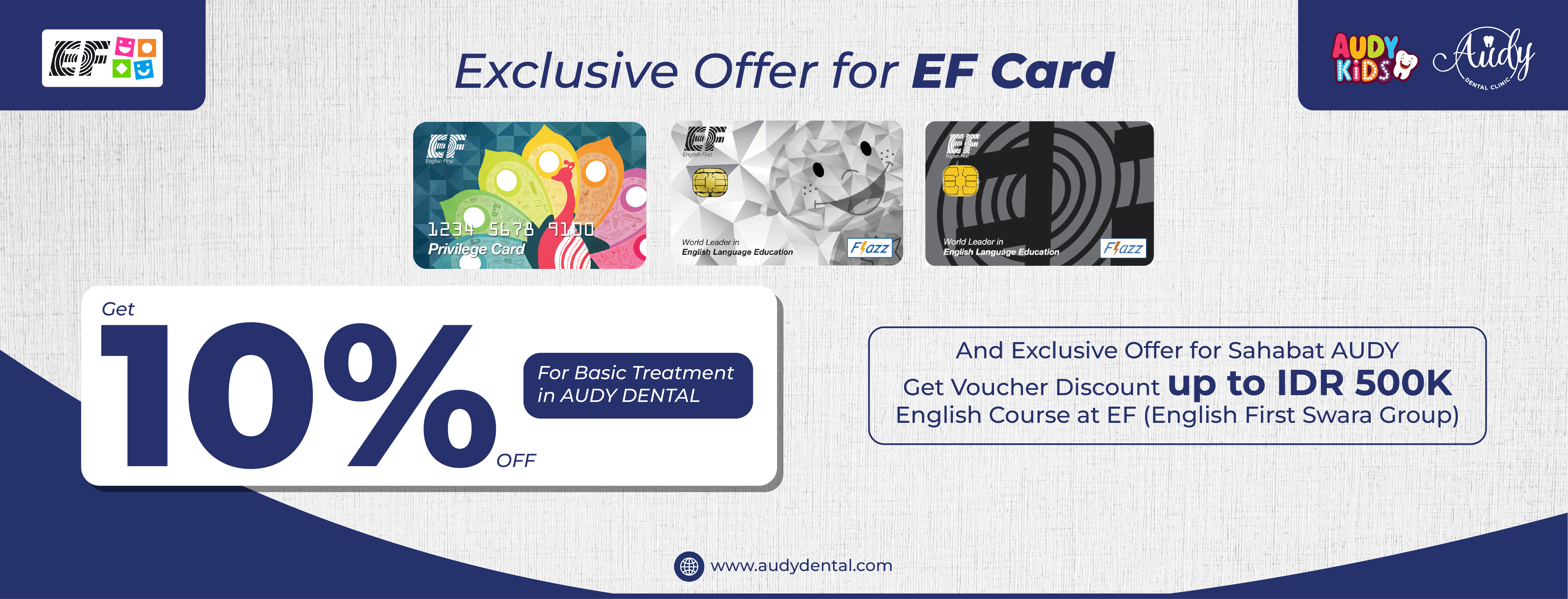 Special Offer AUDY x EF